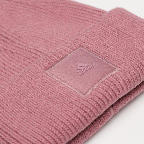 Дамска зимна шапка ADIDAS ЗИМНА ШАПКА WID CUFF BEANIE ii3546 цвят виолетов