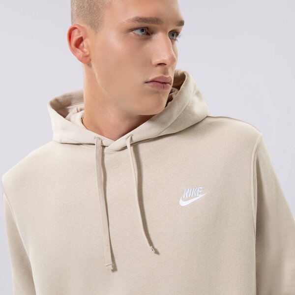 Мъжки суичър NIKE СУИТЧЪР С КАЧУЛКА SPORTSWEAR CLUB FLEECE bv2654-206 цвят бежов