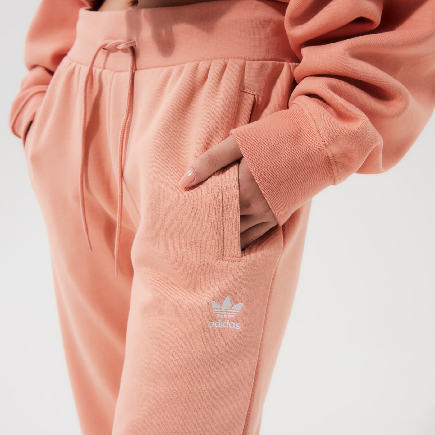 Дамски панталони ADIDAS ПАНТАЛОНИ TRACK PANT h37874 цвят розов