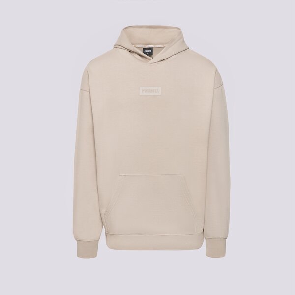 Мъжки суичър PROSTO СУИТЧЪР С КАЧУЛКА HOODIE BOX 2.0 kl251mswe2091 цвят бежов