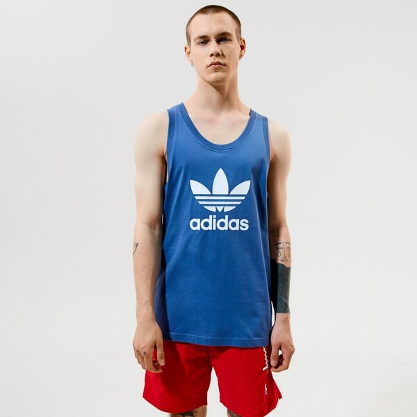 Мъжка тениска ADIDAS ПОТНИК TREFOIL ПОТНИК gn3492 цвят син