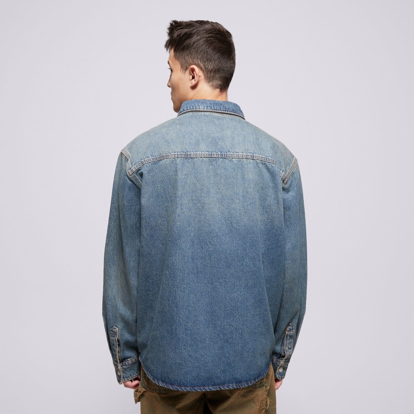 DICKIES РИЗА MECHANIC DENIM SHIRT LS dk0a87pxl231 цвят син