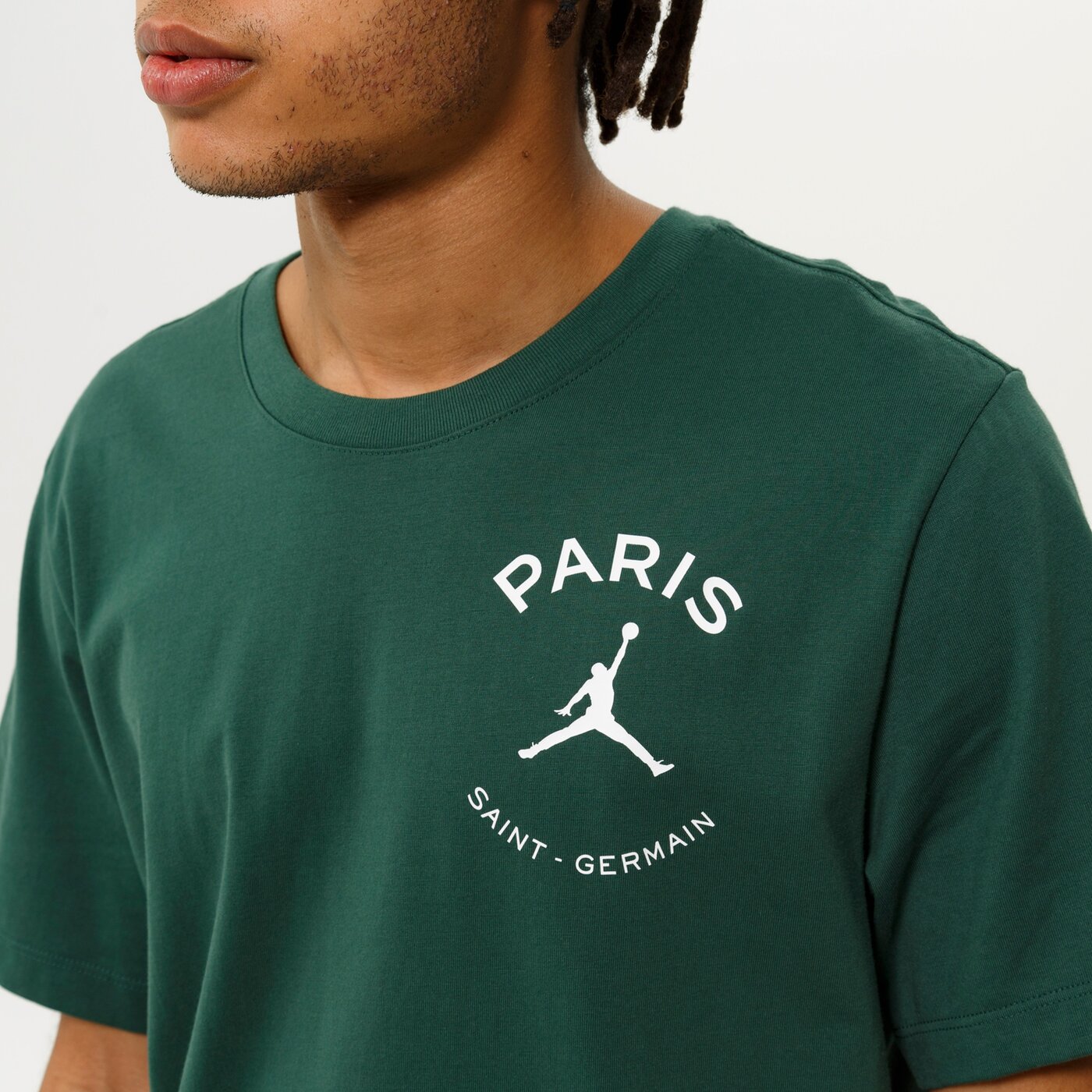 Мъжка тениска JORDAN ТЕНИСКА PARIS SAINT-GERMAIN LOGO db6514-333 цвят зелен