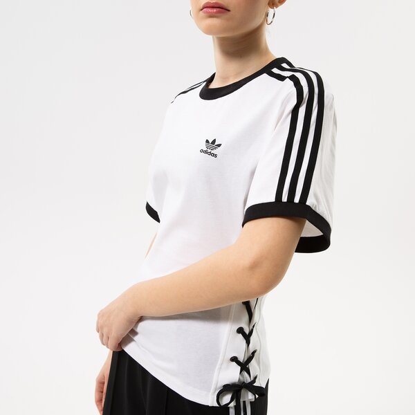 Дамска тениска ADIDAS ТЕНИСКА LACED TEE hk5062 цвят бял