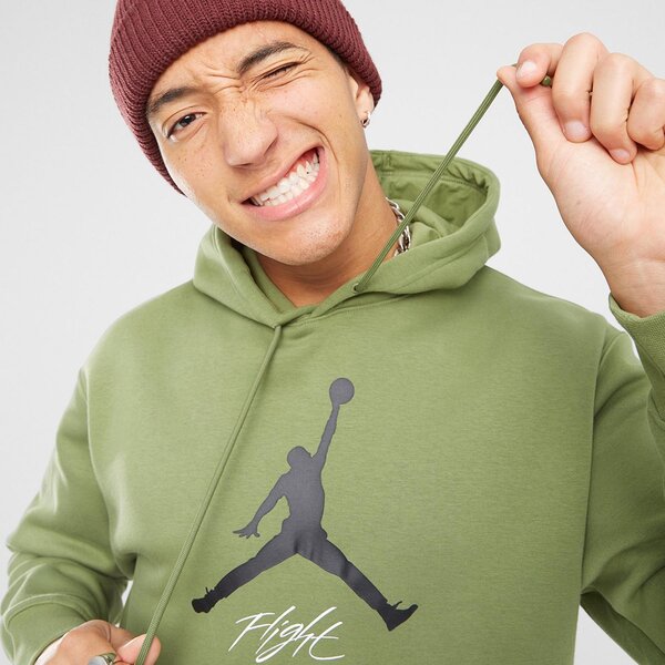 Мъжки суичър JORDAN СУИТЧЪР С КАЧУЛКА M J ESS GFX PO HOODIE fd7545-340 цвят зелен