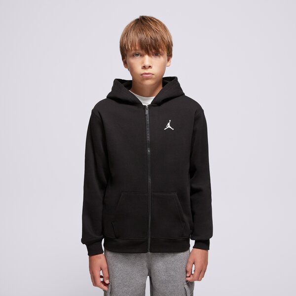 Детски суичър JORDAN СУИТЧЪР С КАЧУЛКА JDB MJ BRKLN FLC FZ BOY 95f115-023 цвят черен