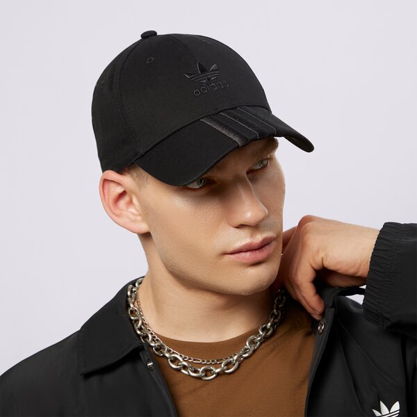 Мъжка шапка с козирка ADIDAS-ШАПКА CAP ii0702 цвят черен