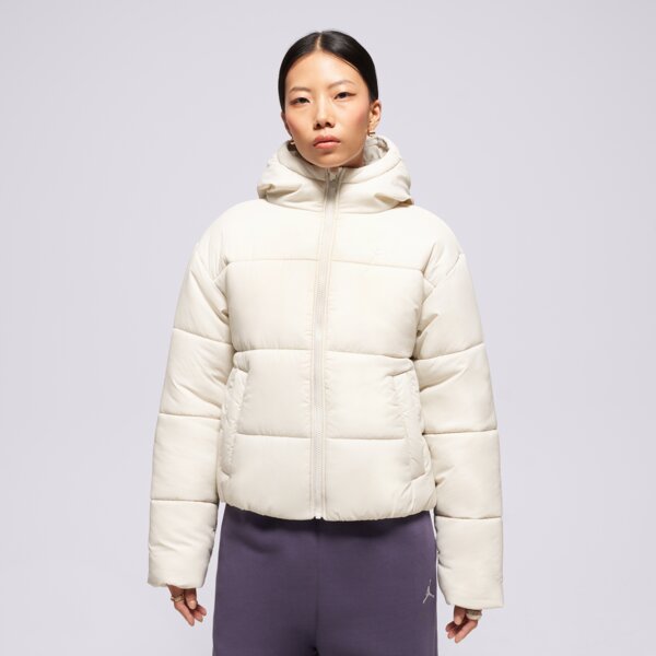 Дамско зимно яке NIKE ЯКЕ ПУХЕН W NSW TF SYNFL NK CLSC PFR fz5899-072 цвят бежов