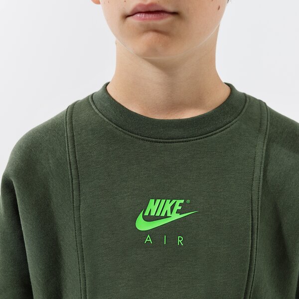 Детски суичър NIKE СУИТЧЪР B NSW AIR CREW BOY dd8709-335 цвят каки