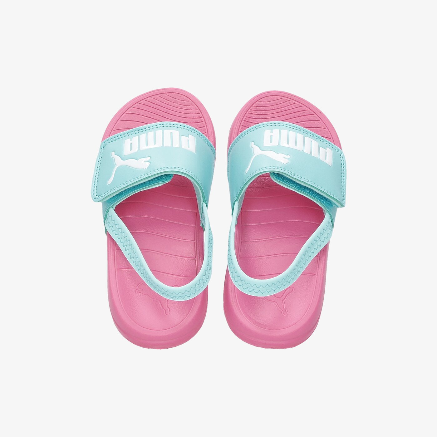 Детски чехли и сандали PUMA POPCAT 20 BACKSTRAP AC INF 37386208 цвят розов