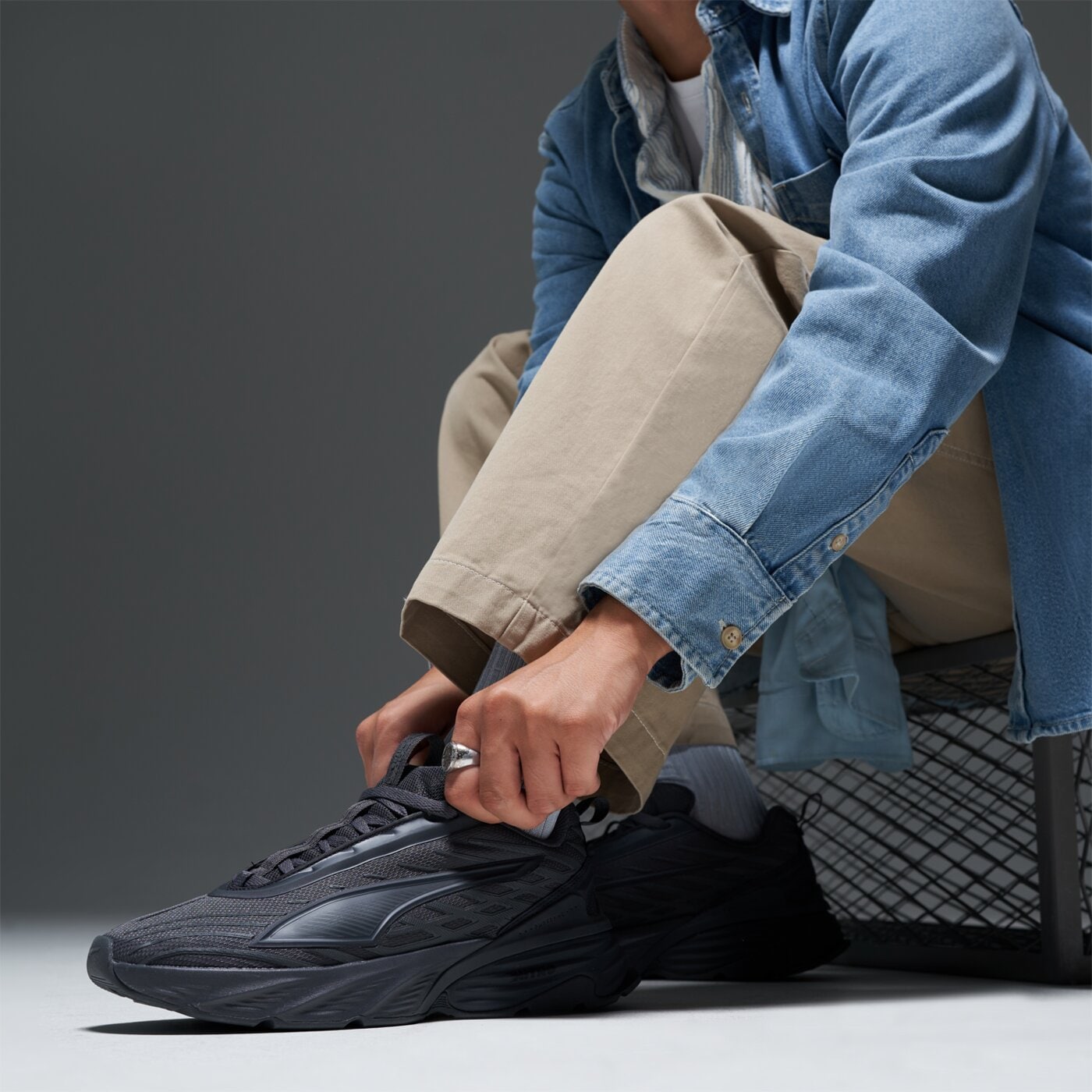 Мъжки маратонки PUMA FADE NITRO V1 FOOTBALL 40292004 цвят черен