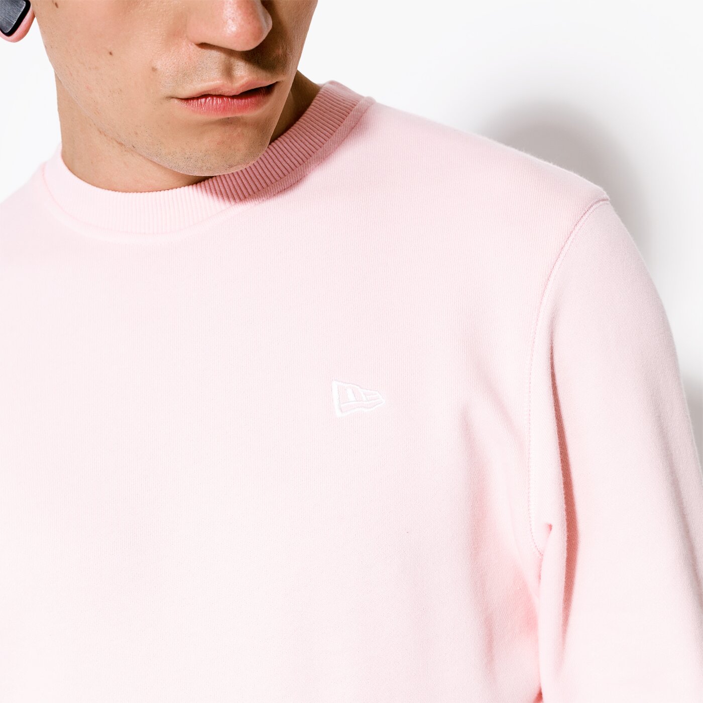 Мъжки суичър NEW ERA СУИТЧЪР SANDWASH CREW NE BLS 11409826 цвят розов