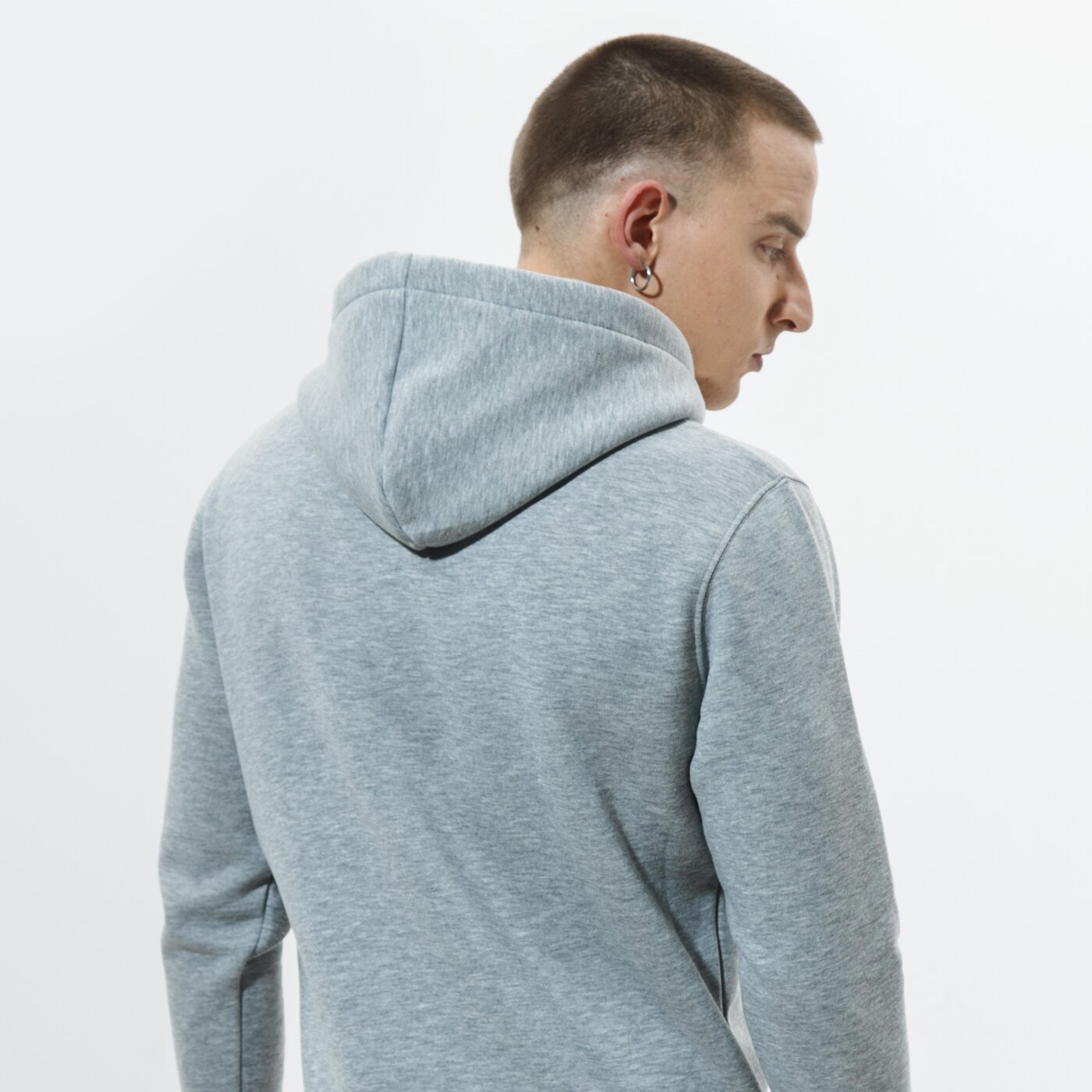 Мъжки суичър ALPHA INDUSTRIES СУИТЧЪР С КАЧУЛКА BASIC HOODY 178312-17 цвят сив