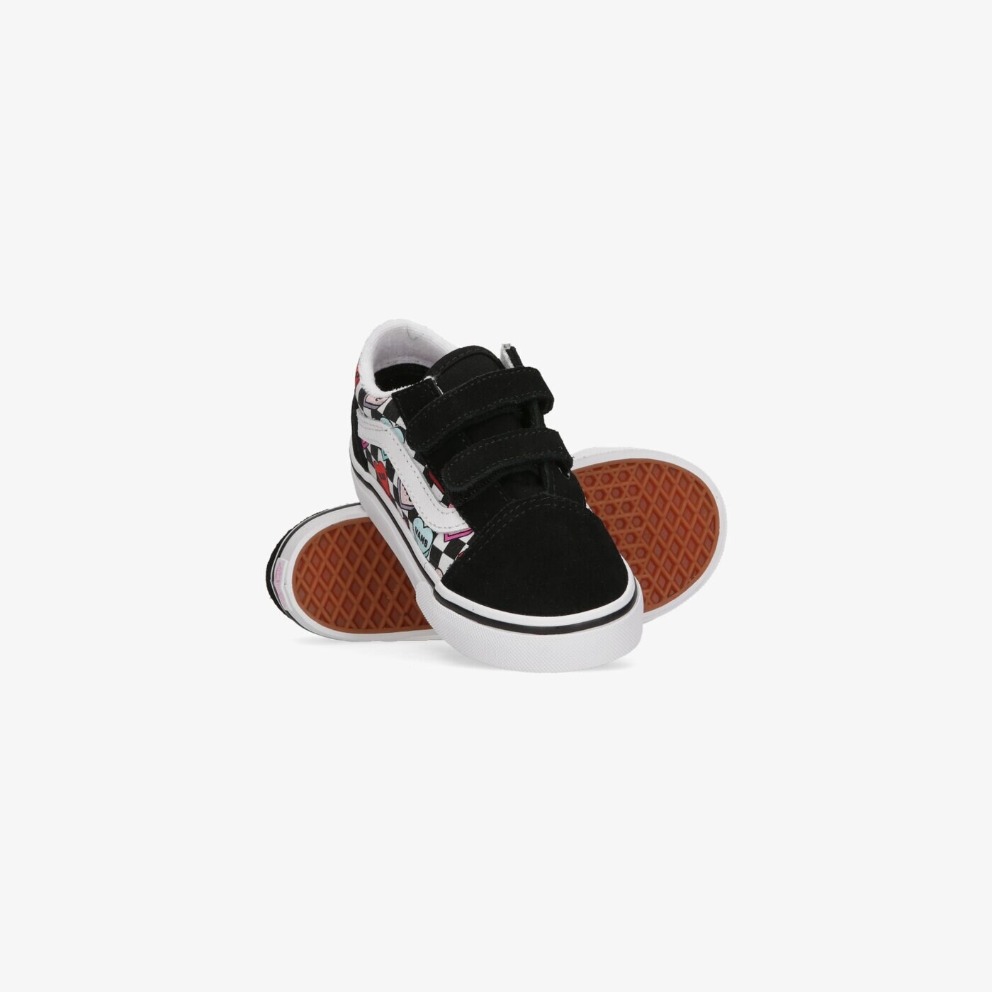 Детски маратонки VANS TD OLD SKOOL V vn000d3yaby1 цвят черен