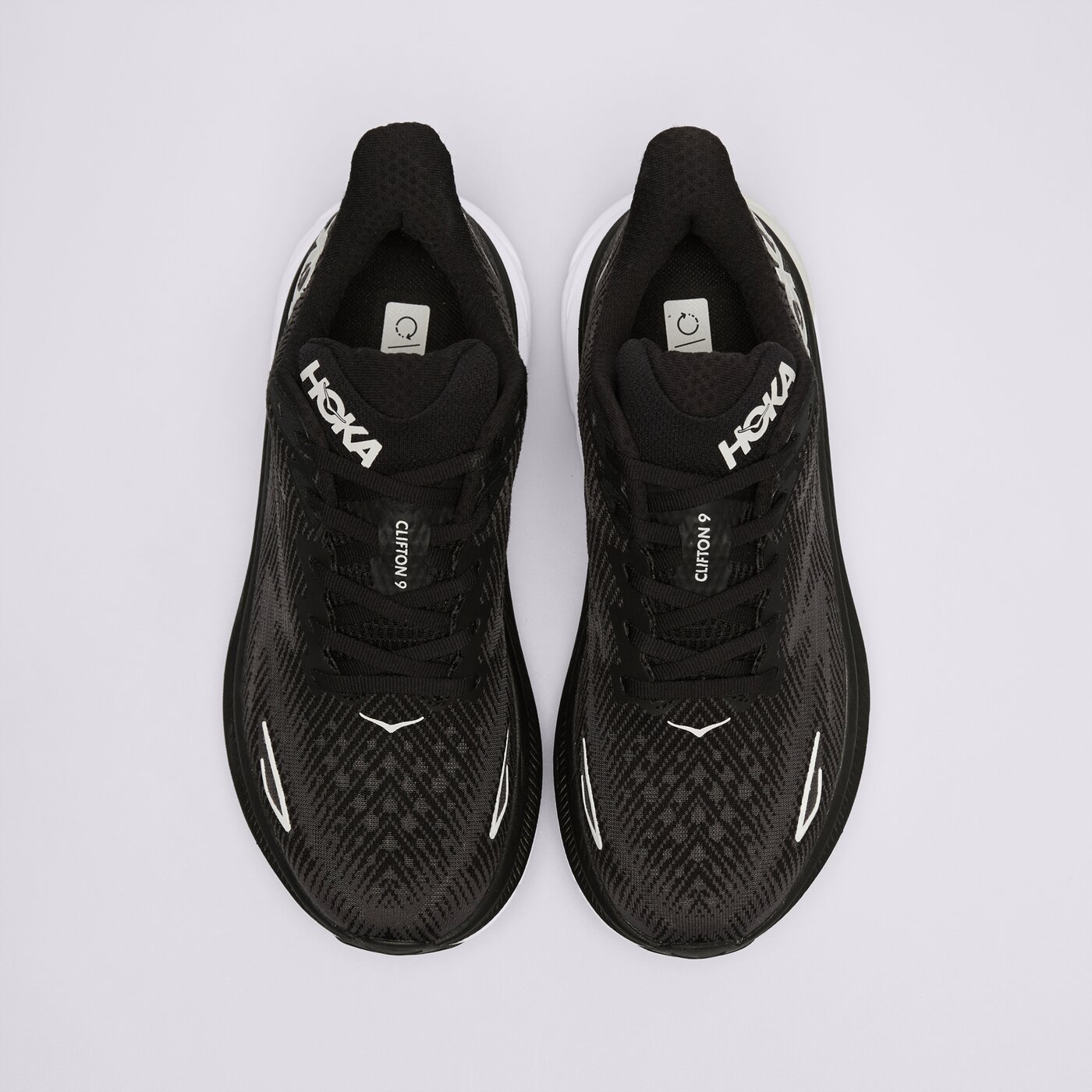 Дамски маратонки HOKA CLIFTON 9 1127896bwht цвят черен
