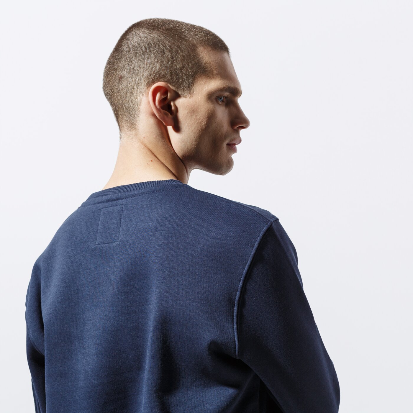 Мъжки суичър ALPHA INDUSTRIES СУИТЧЪР NASA REFLECTIVE SWEATER 178309-07 цвят тъмносин