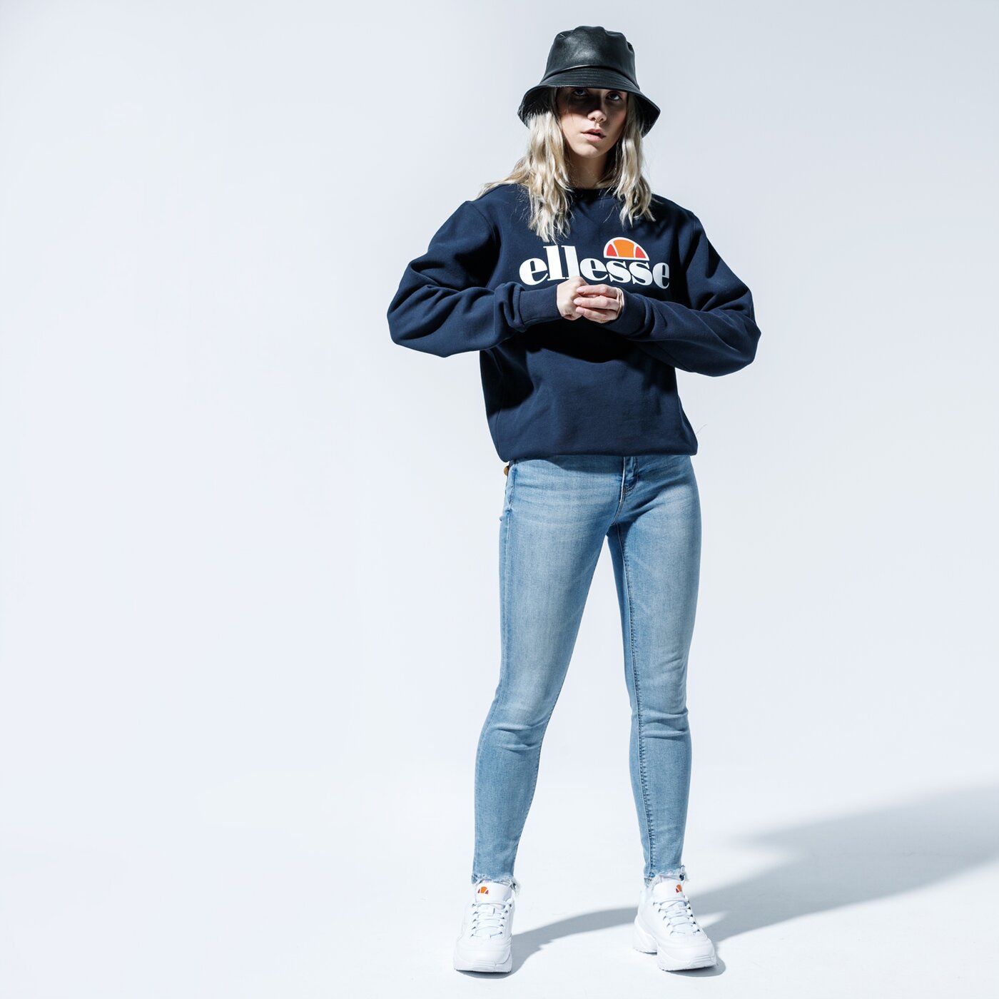 Дамски суичър ELLESSE СУИТЧЪР AGATA NAVY sgs03238429 цвят тъмносин