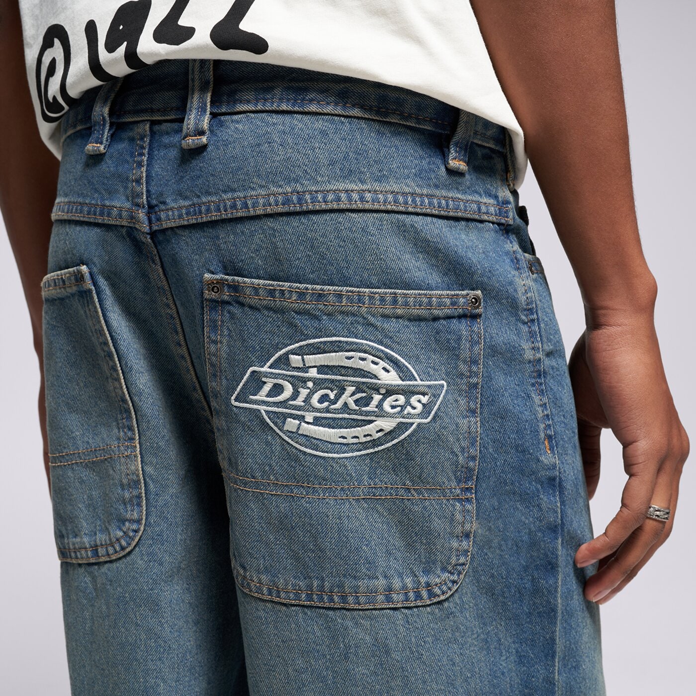 Мъжки панталони DICKIES ПАНТАЛОНИ HILHAM DENIM dk0a87nkl231 цвят син