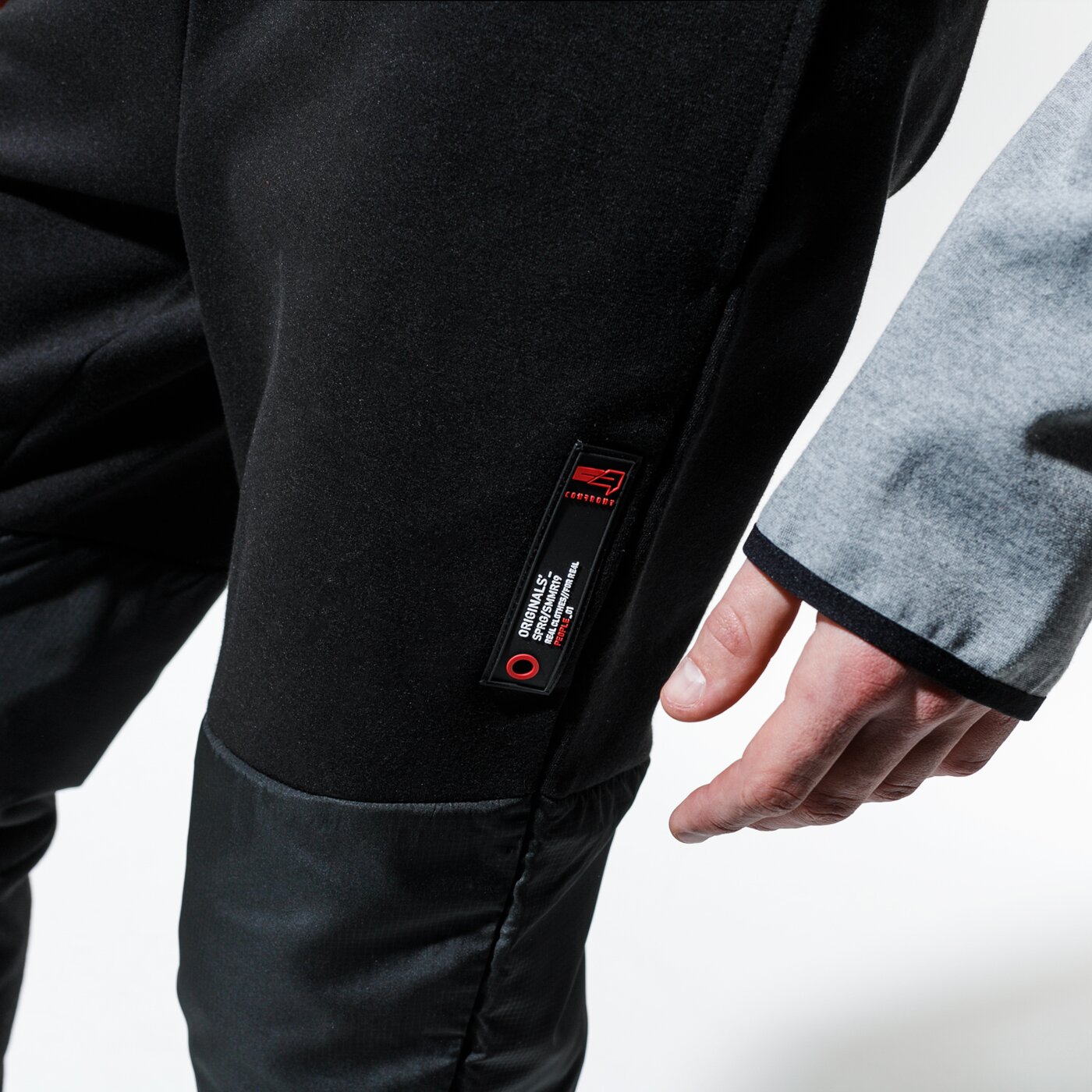 Мъжки панталони CONFRONT ПАНТАЛОНИ CLEGANE cf120spm34001 цвят черен