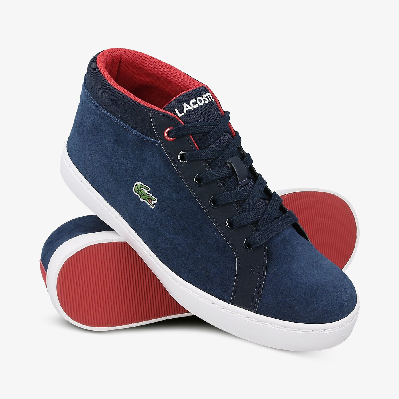 Детски маратонки LACOSTE STRAIGHTSET CHUKKA 317 2 734caj0016003 цвят тъмносин