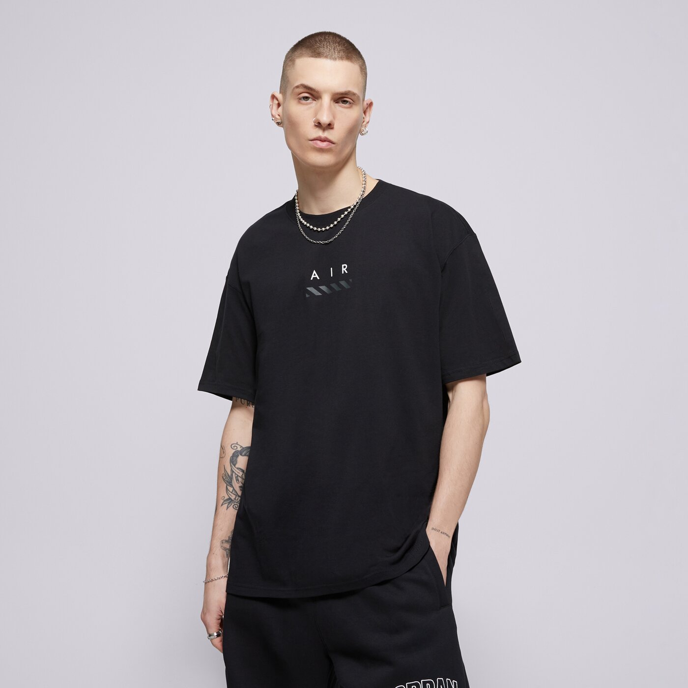 Мъжка тениска NIKE ТЕНИСКА M NSW TEE M90 NK AIR SP25 2 hj0580-010 цвят черен