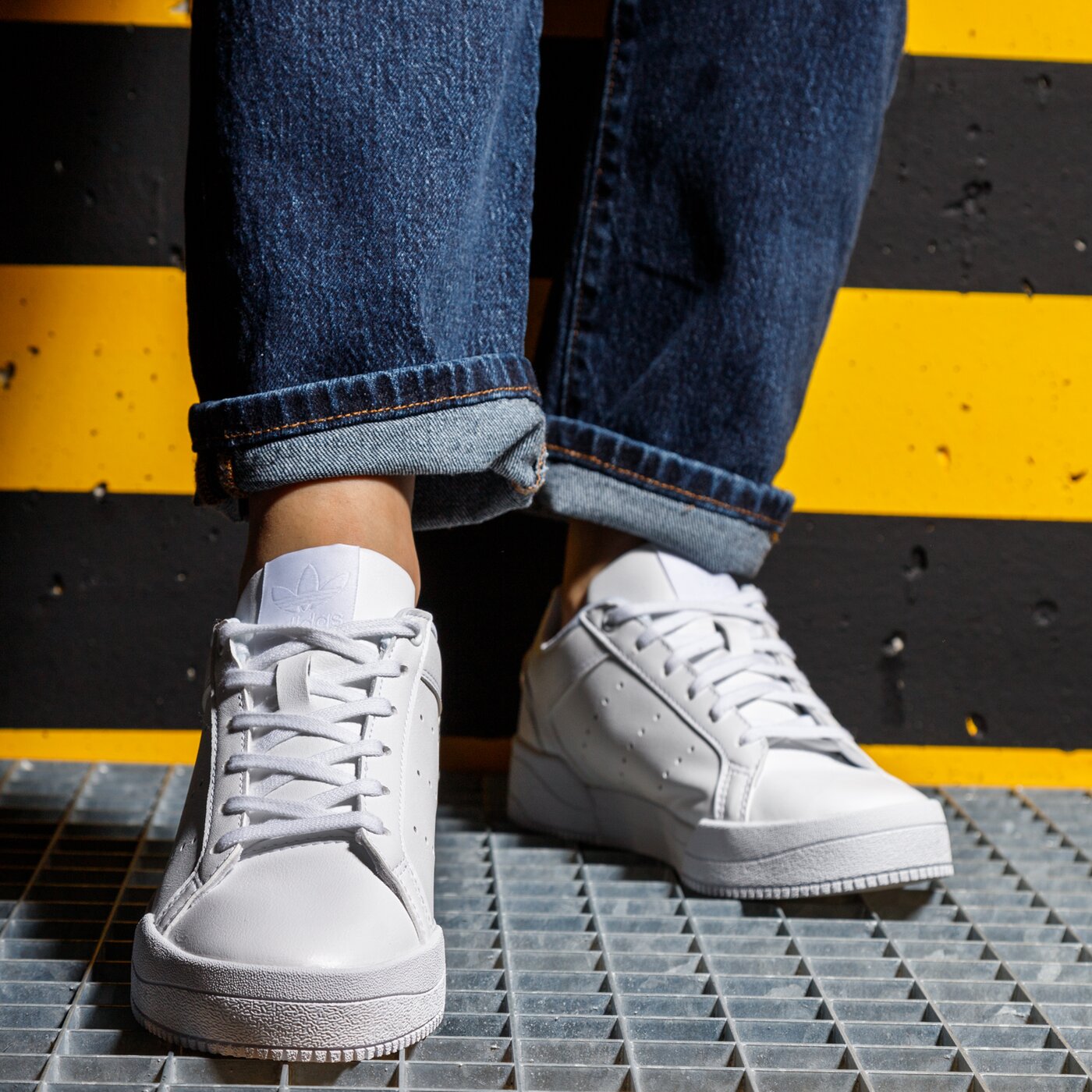 Детски маратонки ADIDAS COURT TOURINO J h00764 цвят бял