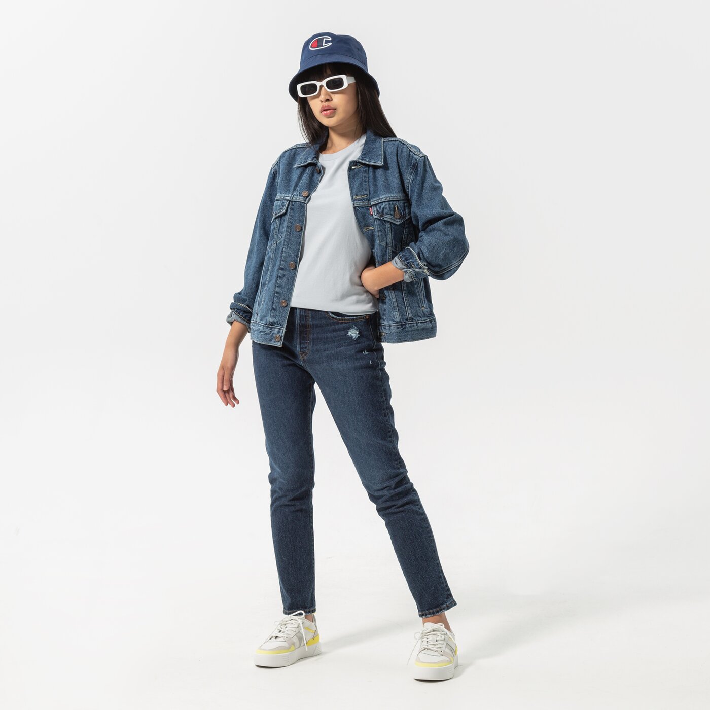 Дамска тениска LEVI'S ТЕНИСКА PERFECT TEE 39185-0128 цвят бял