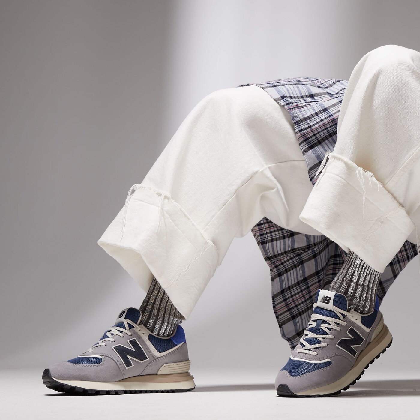 Мъжки маратонки NEW BALANCE 574  nbu574lgfg цвят сив