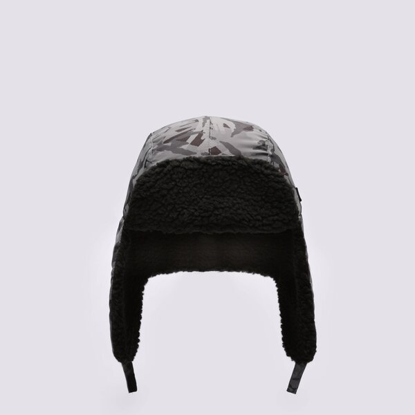 Дамска зимна шапка ELLESSE USZATKA LEWIS JUNIOR TRAPPER HAT CAMO s3qa2928500 цвят сив