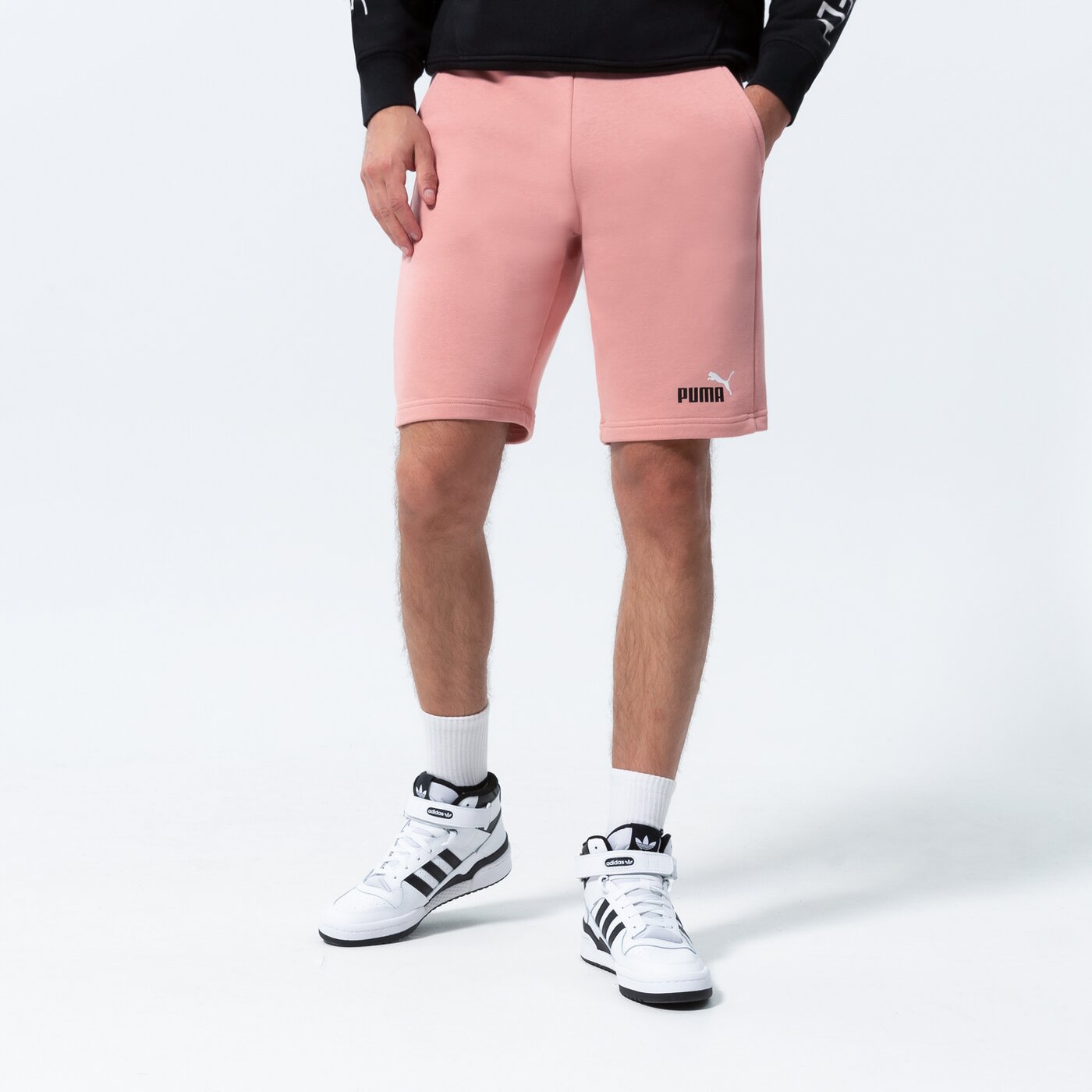 Мъжки къси панталони PUMA ШОРТИ ESS+ 2 COL SHORTS 10" 586766 24 цвят коралов