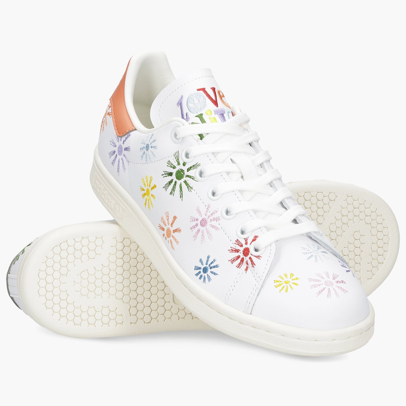 Дамски маратонки ADIDAS STAN SMITH PRIDE gw2417 цвят бял