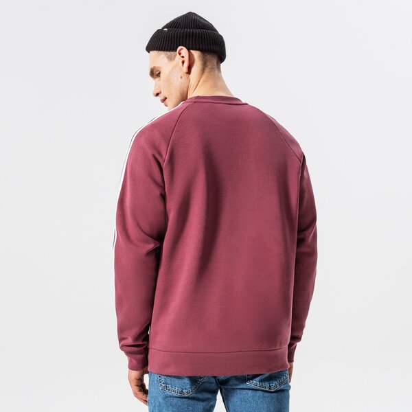 Мъжки суичър ADIDAS СУИТЧЪР 3-STRIPES CREW he9484 цвят бордо
