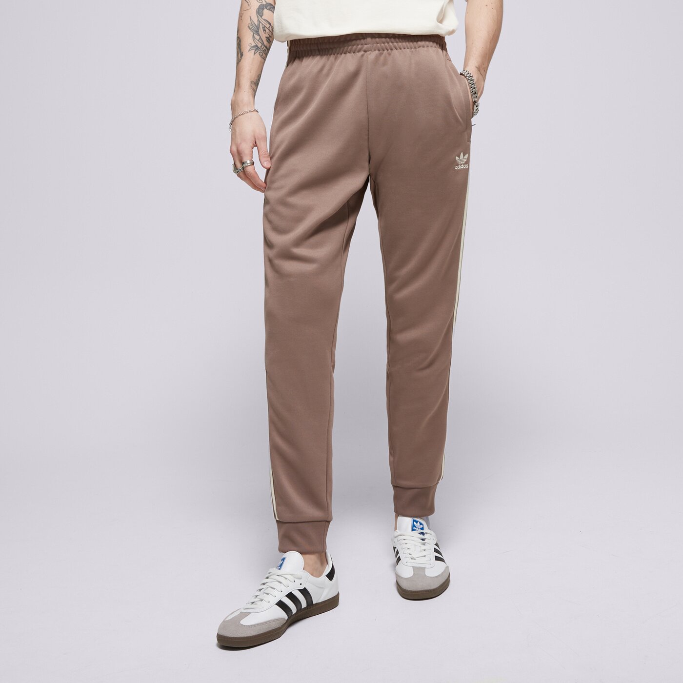 Мъжки панталони ADIDAS ПАНТАЛОНИ SST TP jp2518 цвят бежов