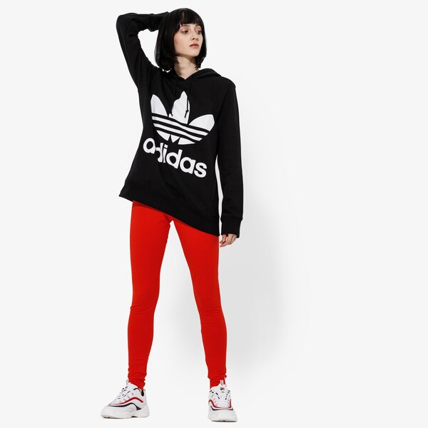 Дамски суичър ADIDAS СУИТЧЪР TREFOIL HOODIE ADICOLOR ce2408 цвят черен