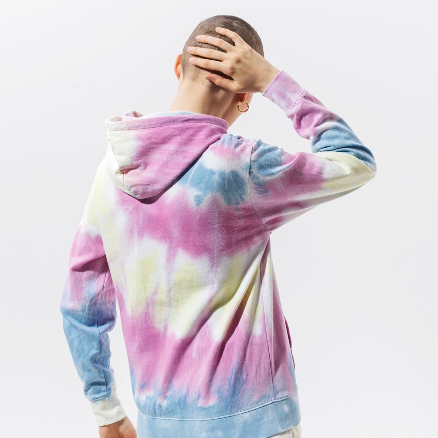 Дамски суичър VANS СУИТЧЪР С КАЧУЛКА WM SPIRALING HOODIE ORCHID vn0a5asm0fs1 цвят многоцветен