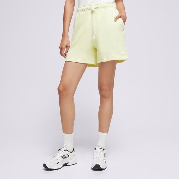 Дамски къси панталони NEW BALANCE ШОРТИ ATHLETICS FRENCH TERRY ws41508llt цвят жълт