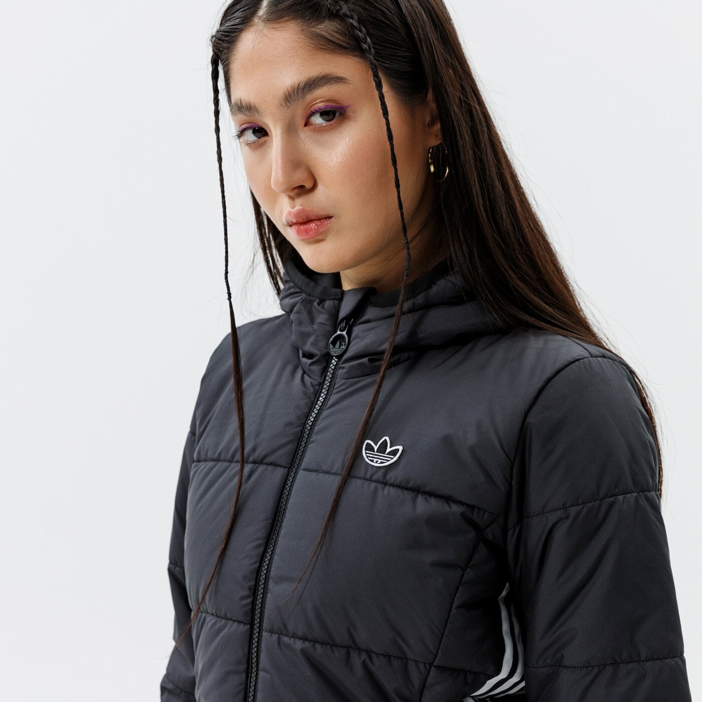 Дамско зимно яке ADIDAS ЯКЕ ЗИМНО SLIM JACKET gd2507 цвят черен