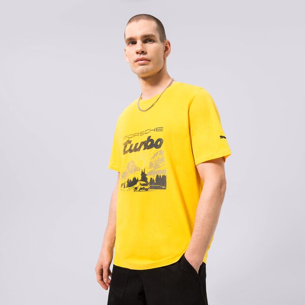 Мъжка тениска PUMA ТЕНИСКА PUMA PL GRAPHIC TEE 2 534832-02 цвят жълт
