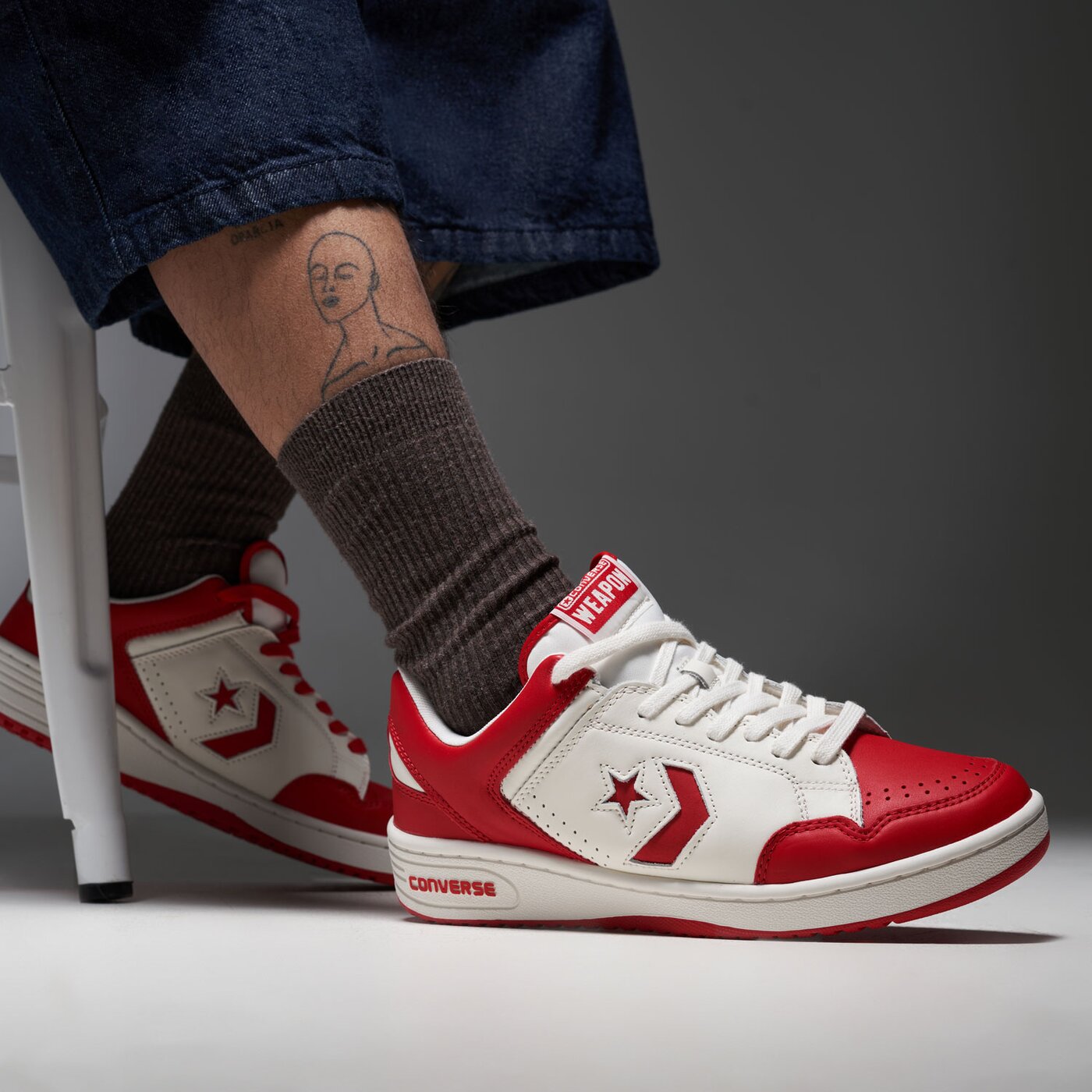 Мъжки маратонки CONVERSE WEAPON a10598c цвят бял