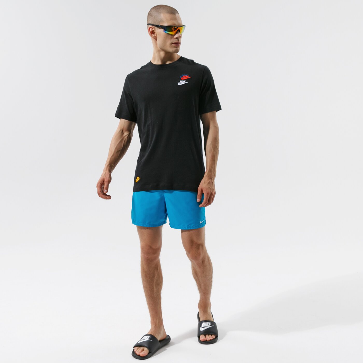 Мъжки къси панталони NIKESWIM ШОРТИ NIKE ESSENTIAL nessa560406 цвят син