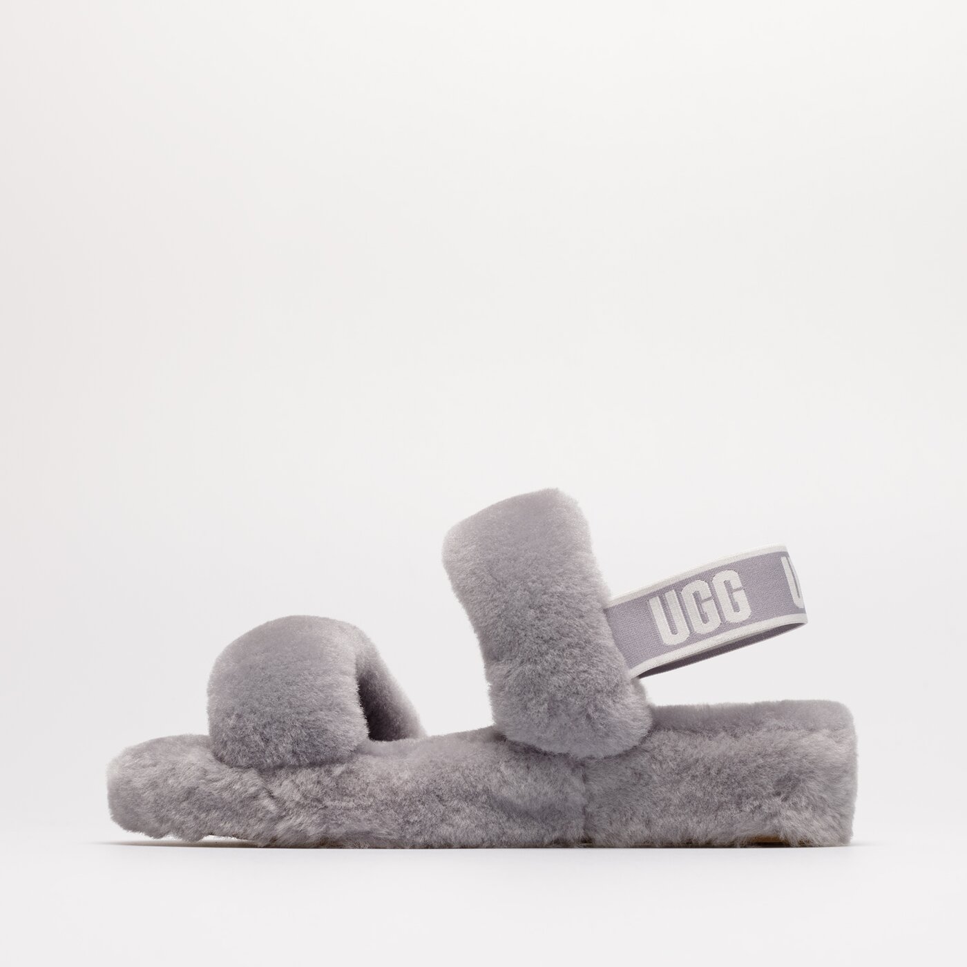 Дамски чехли и сандали UGG OH YEAH 1107953-soft ameth цвят сив