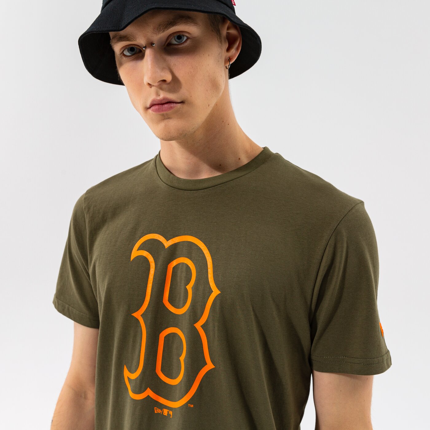 Мъжка тениска NEW ERA ТЕНИСКА MLB SEASONAL TEAM LOGO TEE BOSRED NOVSOR 12827232 цвят каки