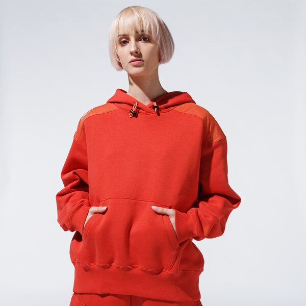 Дамски суичър NIKE СУИТЧЪР С КАЧУЛКА W NSW PO HOODIE FLC UU dd3605-852 цвят оранжев
