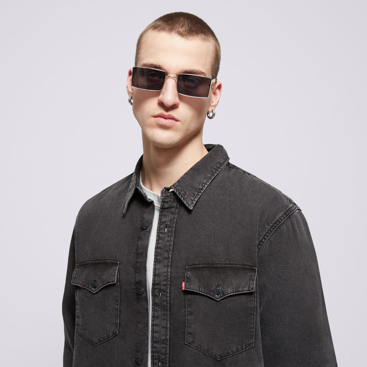 LEVI'S РИЗА RELAXED FIT WESTERN GREYS a1919-0054 цвят черен