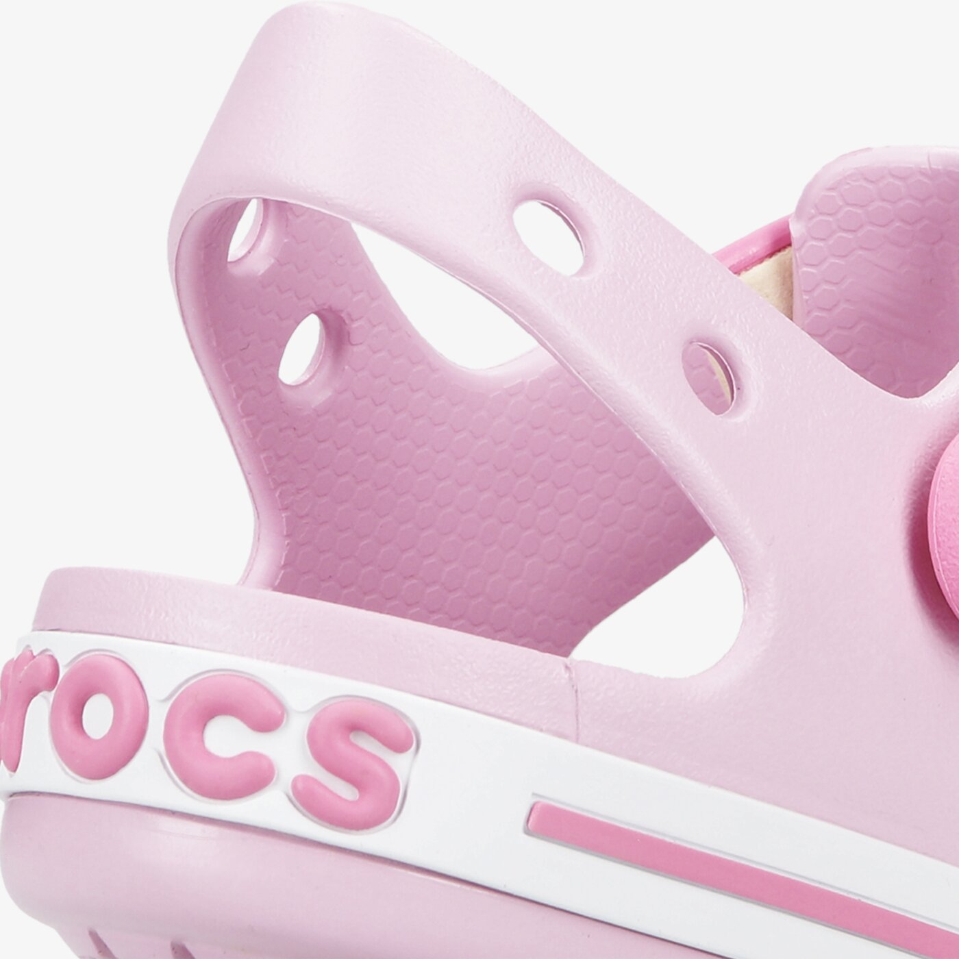 Детски чехли и сандали CROCS CROCBAND SANDAL KIDS 128566gdi цвят розов