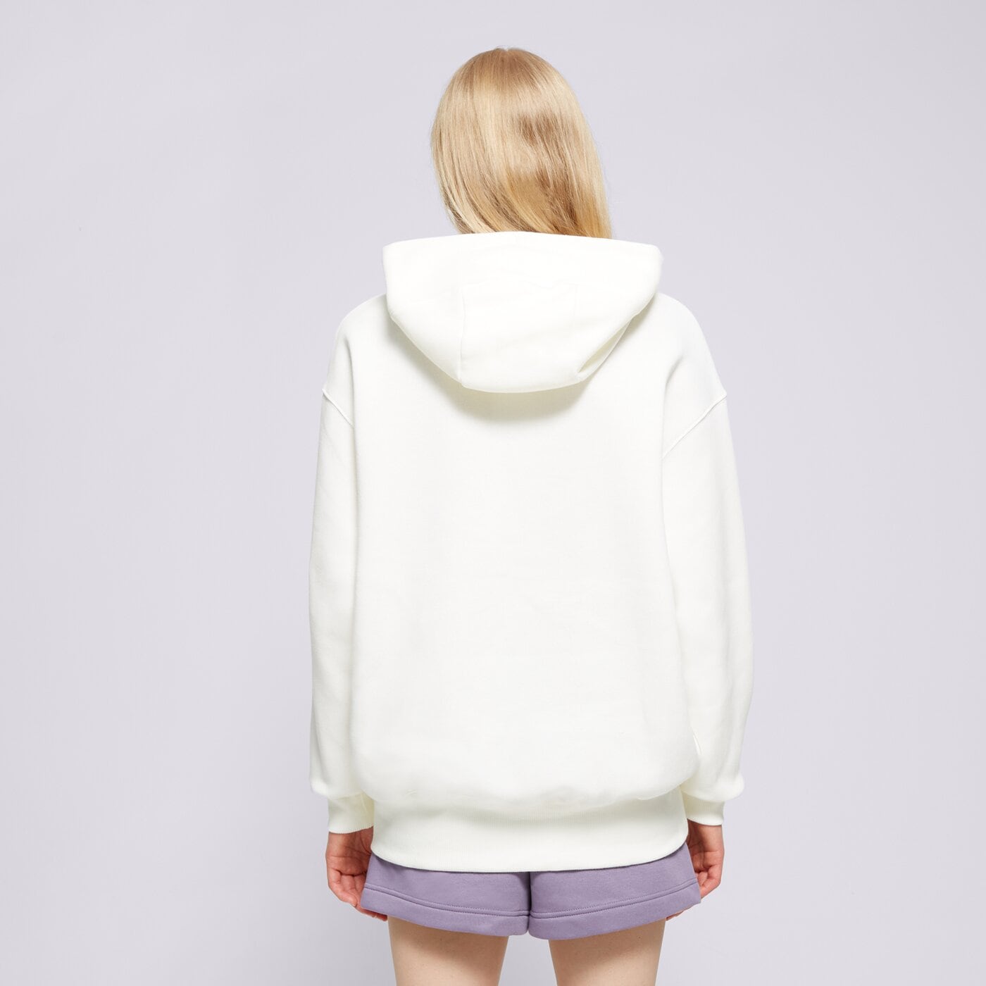 Дамски суичър NIKE СУИТЧЪР С КАЧУЛКА W NSW PHNX FLC OS CREW dq5860-133 цвят бял