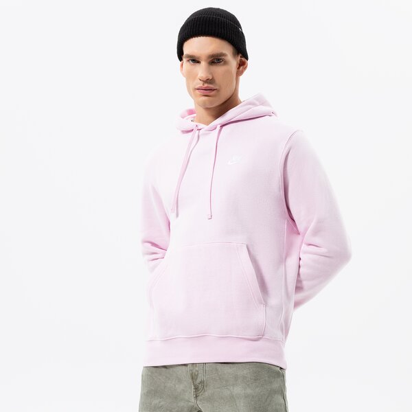 Мъжки суичър NIKE СУИТЧЪР С КАЧУЛКА NIKE SPORTSWEAR CLUB FLEECE bv2654-663 цвят розов