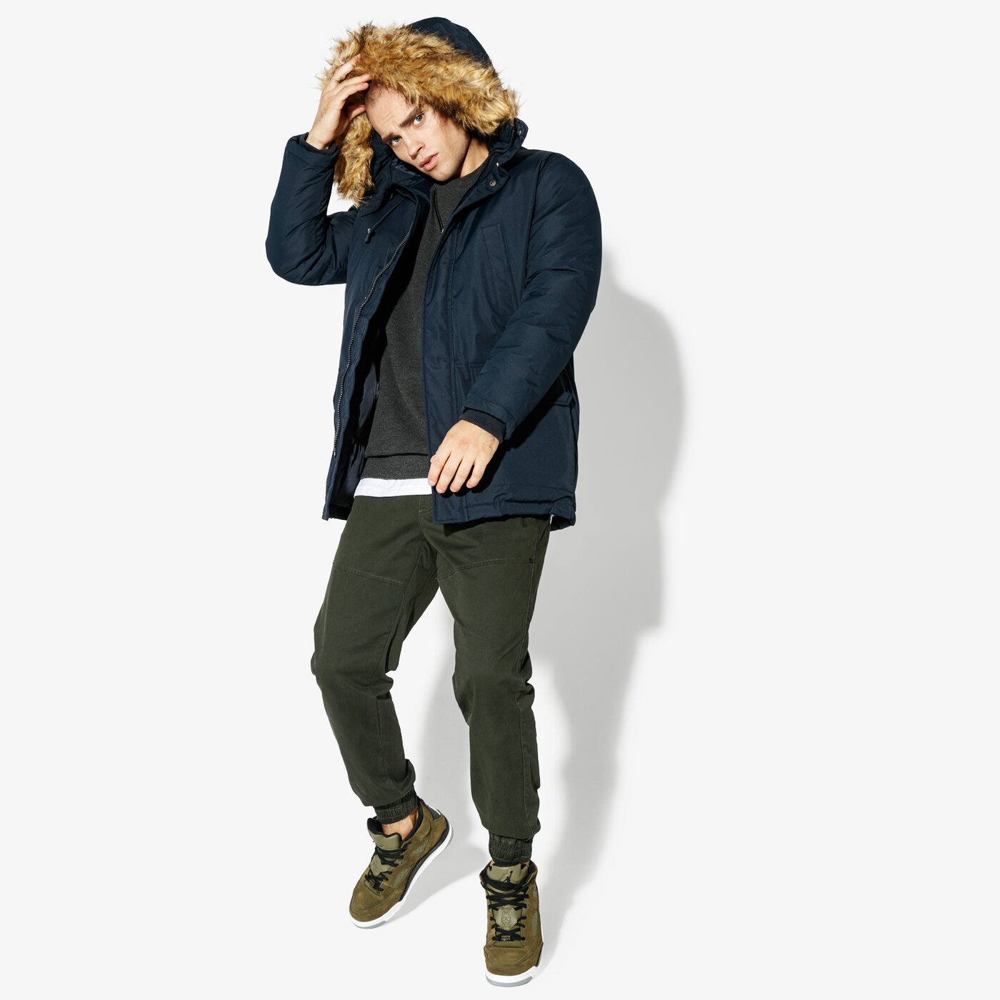 Мъжко зимно яке CONFRONT ЯКЕ SELO cfv38kum02001 цвят тъмносин