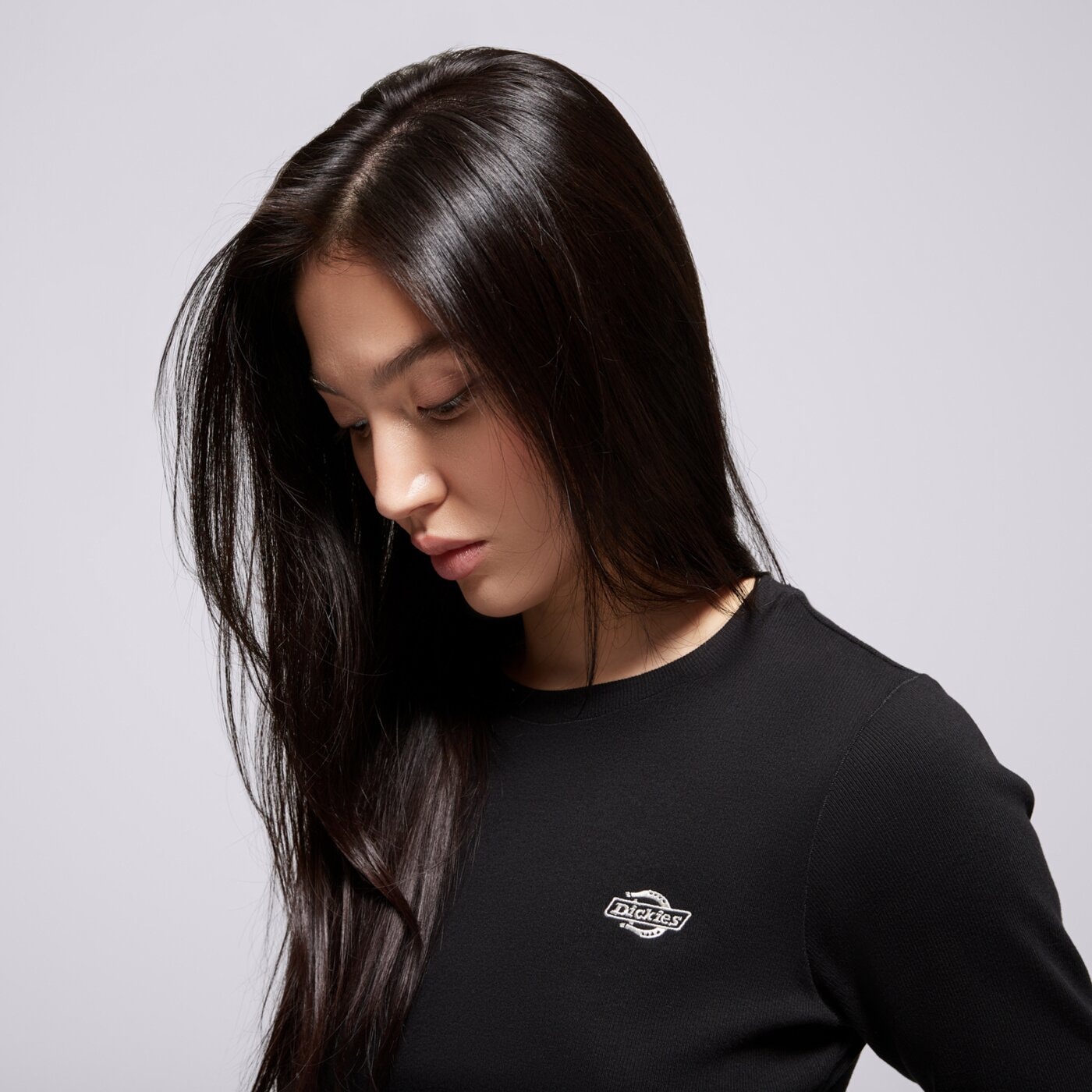 Дамска тениска DICKIES ТЕНИСКА GLADEVILLE TEE LS W dk0a87qablk1 цвят черен