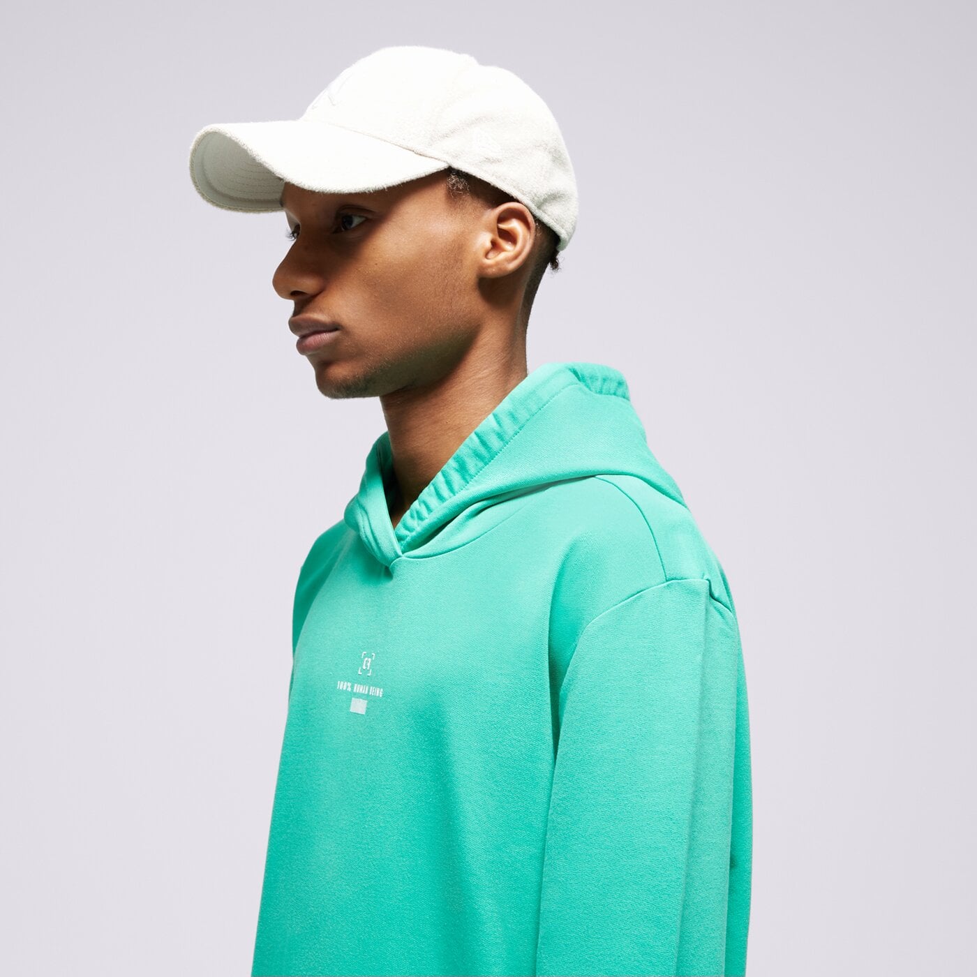 Мъжки суичър CONFRONT СУИТЧЪР С КАЧУЛКА GREEN cf123blm10001 цвят зелен